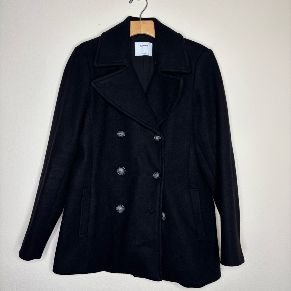 OLD NAVY Elegant Black Pea Coat